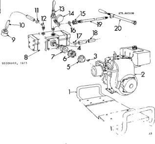 Engine Diagram and Parts List for 471461130  Craftsman Pressure Washer