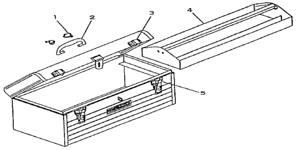 Part Location Diagram of T13915A1 Craftsman Handle loop