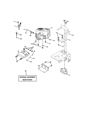 Part Location Diagram of 145996X505 Craftsman Lawn tractor choke control