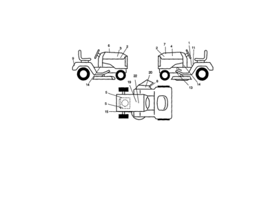 Decals Diagram and Parts List for 917271842  Craftsman Lawn Tractor