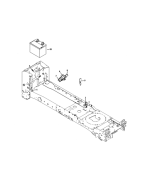 Battery/ignition Switch Diagram and Parts List for 247270480  Craftsman Lawn Tractor