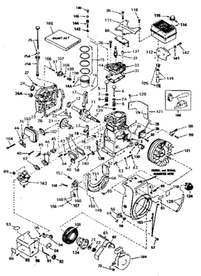 Solid State Ignition Diagram and Parts List for 143754142  Craftsman Engine
