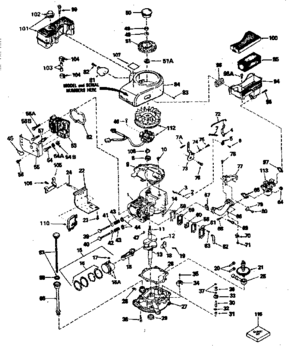 Part Location Diagram of 34806A Generac Obs Dpstk Asm B&s11