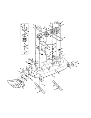 Part Location Diagram of 954-05021 MTD V-Belt
