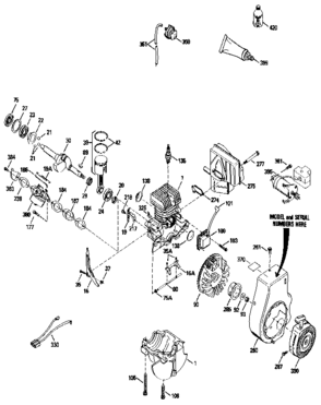 Part Location Diagram of 490320 Tecumseh Governor Spring