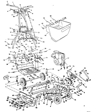 Part Location Diagram of 6873 Murray ACC, KIT, MAINTENANCE
