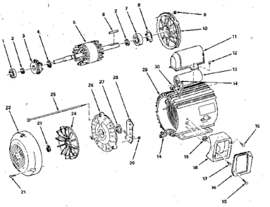 Part Location Diagram of 64113 Generac Wing Nut M6-1.0