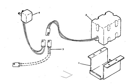 Battery Diagram and Parts List for 131974310  Craftsman Lawn Mower