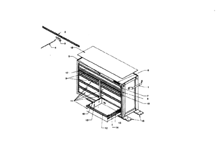 Part Location Diagram of 1008560 Craftsman Right Slide