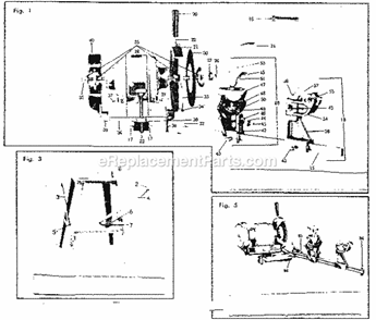 Part Location Diagram of T-250B Craftsman Motor Support Bracket
