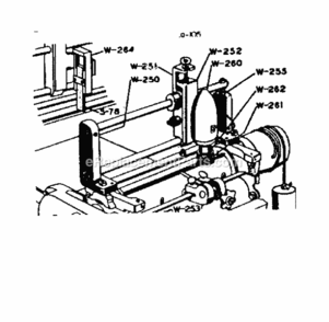 Part Location Diagram of W-251 Craftsman Bracket