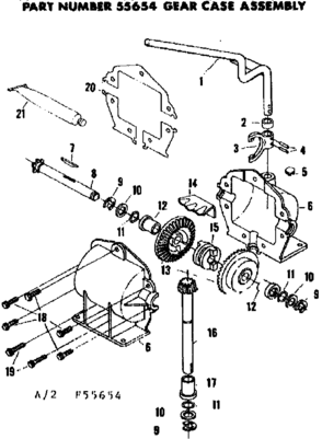 Replacement Parts Diagram and Parts List for 13155654  Craftsman Lawn Tractor