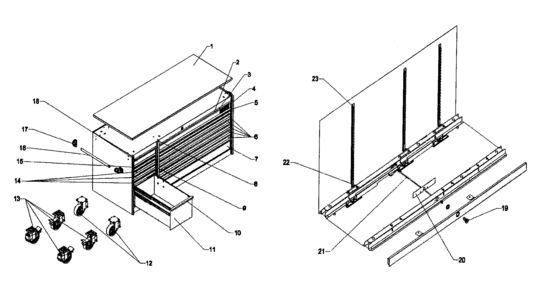 Part Location Diagram of 1000697-DTYL Craftsman Stop-yellw