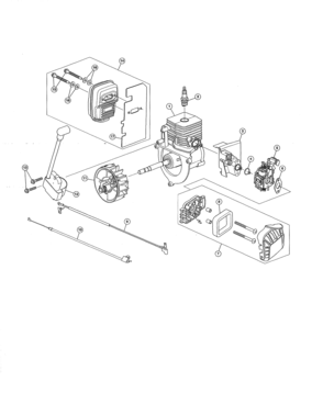 Part Location Diagram of 753-08489 MTD Module Assembly (Incl.13)