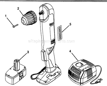 Drill Diagram and Parts List for 315101530  Craftsman Cordless Drill