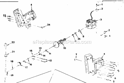 Part Location Diagram of 990451-002 Craftsman Gear W/Pins