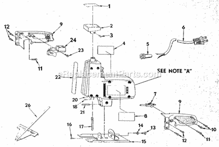 Part Location Diagram of 941401-010 Craftsman Roll Pin