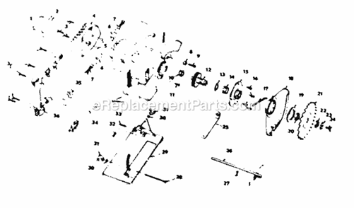 Unit Parts Diagram and Parts List for 31510820  Craftsman Circular Saw