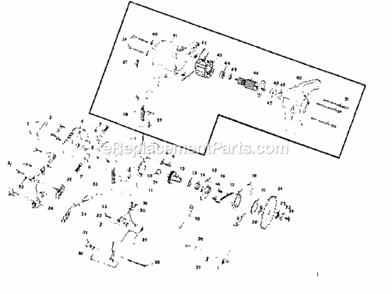 Unit Parts Diagram and Parts List for 31510821  Craftsman Circular Saw