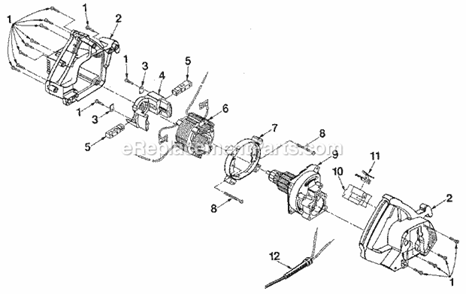 Page B Diagram and Parts List for 315108240  Craftsman Circular Saw