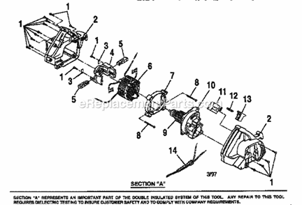 Part Location Diagram of 7621301 Ryobi Switch