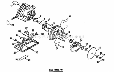 Part Location Diagram of 974802002 Ryobi Base Assembly