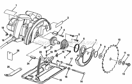 Part Location Diagram of 6898001 Ryobi Roll Pin