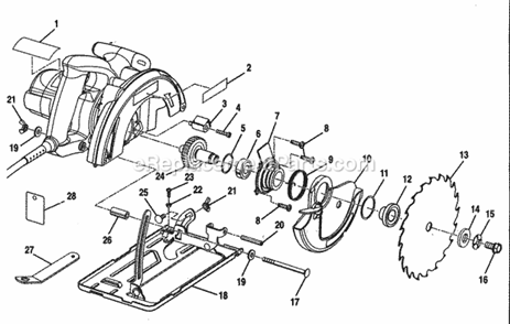 Part Location Diagram of 982828-001 Craftsman Support