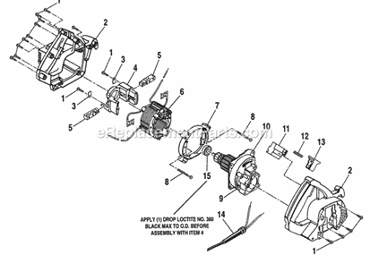 Page B Diagram and Parts List for 315108490  Craftsman Circular Saw