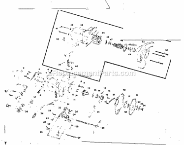 Unit Parts Diagram and Parts List for 31510850  Craftsman Circular Saw
