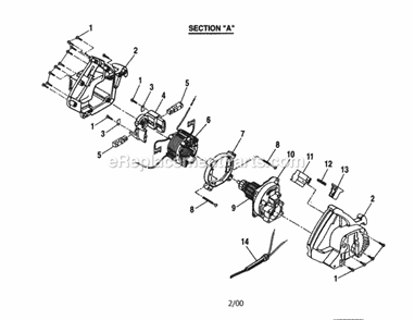 Circular Saw Diagram and Parts List for 315108990  Craftsman Circular Saw
