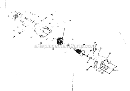 Section A Diagram and Parts List for 31510960  Craftsman Circular Saw