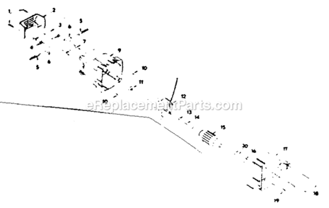 Motor Assembly Diagram and Parts List for 31510981  Craftsman Circular Saw