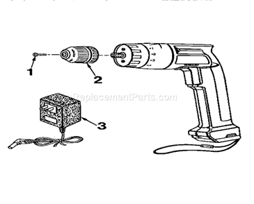 Page A Diagram and Parts List for 315111760  Craftsman Cordless Drill