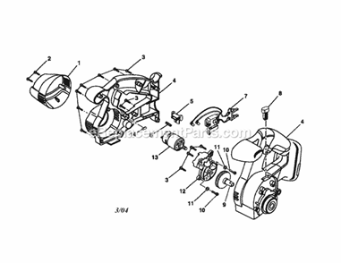 Part Location Diagram of 5923101 Craftsman End Cap