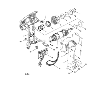 Part Location Diagram of 5501401 Ryobi Sleeve