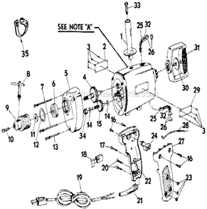 Part Location Diagram of 614658-006 Craftsman Screw
