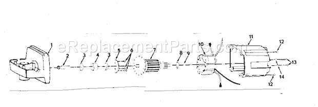 Section "A" Diagram and Parts List for 315115010  Craftsman Sander Polisher
