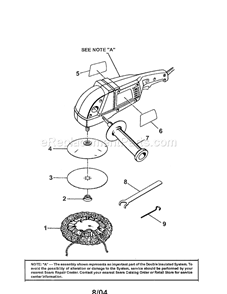 Sander / Polisher Diagram and Parts List for 315115070  Craftsman Sander Polisher