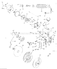 Unit Parts Diagram and Parts List for 31511510  Craftsman Sander Polisher