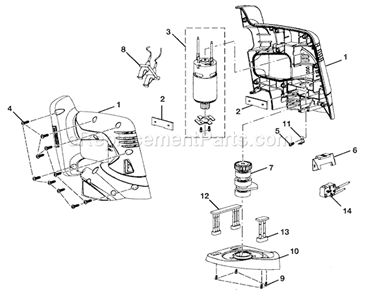 Page C Diagram and Parts List for 315115700  Craftsman Sander Polisher