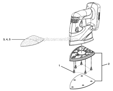 Page A Diagram and Parts List for 315115701  Craftsman Sander Polisher