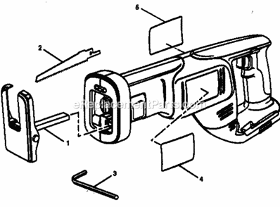 Part Location Diagram of 690291006 Ryobi Wood Cutting Blade