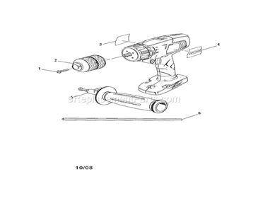 Hammer Drill Diagram and Parts List for 315115800  Craftsman Hammer Drill