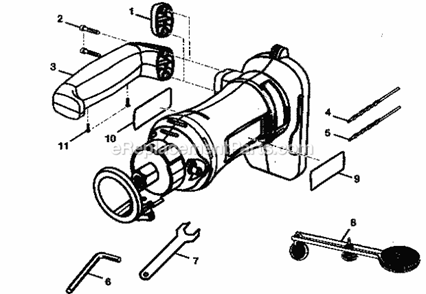 Saw Diagram and Parts List for 315115820  Craftsman Circular Saw