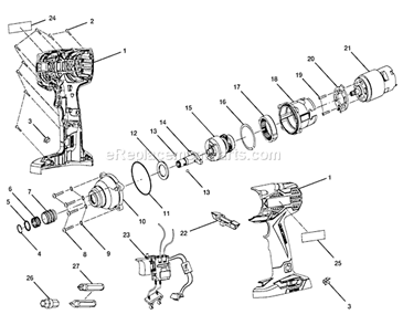 Part Location Diagram of 690257010 Ryobi Bit Holder