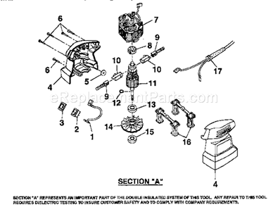 Part Location Diagram of 968190002 Ryobi Switch