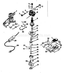 Part Location Diagram of 612801-005 Craftsman Needle Bearing
