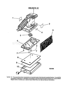 Sander Diagram and Parts List for 315116163  Craftsman Sander Polisher