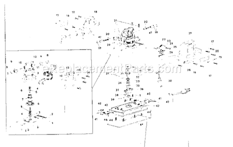 Unit Parts Diagram and Parts List for 31511620  Craftsman Sander Polisher